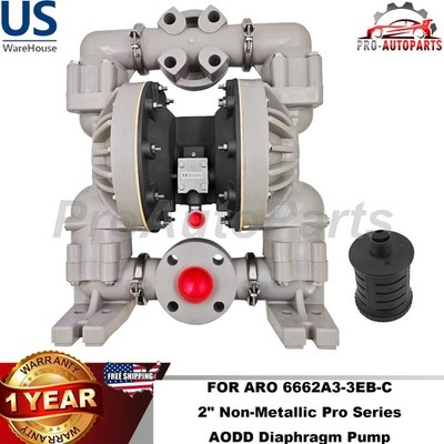 For Ingersoll-Rand ARO Pneumatic Diaphragm Pump 6662A3-3EB-C 2'' Non-Metallic