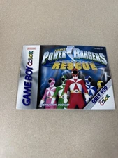 Power Rangers Lightspeed Rescue Game Boy Color Instruction Manual Booklet ONLY