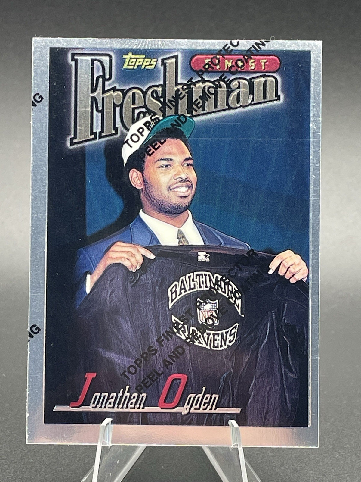 1996 Topps Finest - Jonathan Ogden #308 (RC)