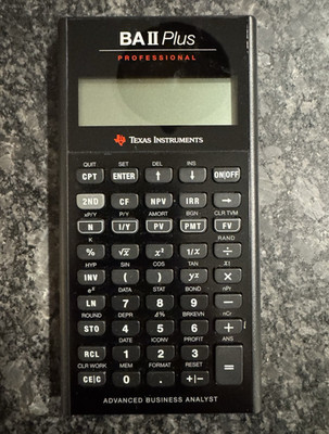 Texas Instruments BA II Plus Professional Financial Calculator