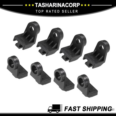 8pcs Electric Radiator Fan Mount L-Shape Fan Bracket Feet Mount for Car Truck