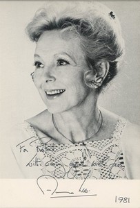 Anna Lee- Signed Vintage Photograph