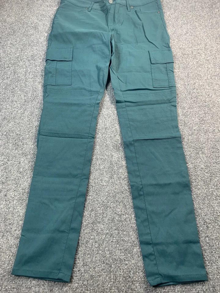 Prana Pants Womens Size 12 Green Tapered Leg Pockets Outdoor Casual - Image 2 of 4
