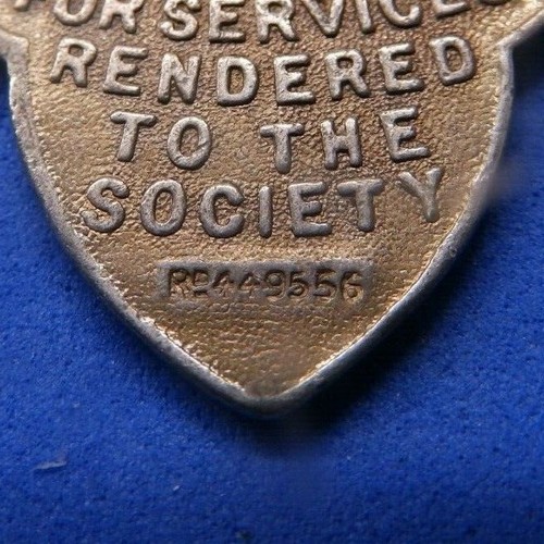 Hearts of Oak Benefit Society Sterling Silver Membership Fob HM 1916 Named - Picture 6 of 6