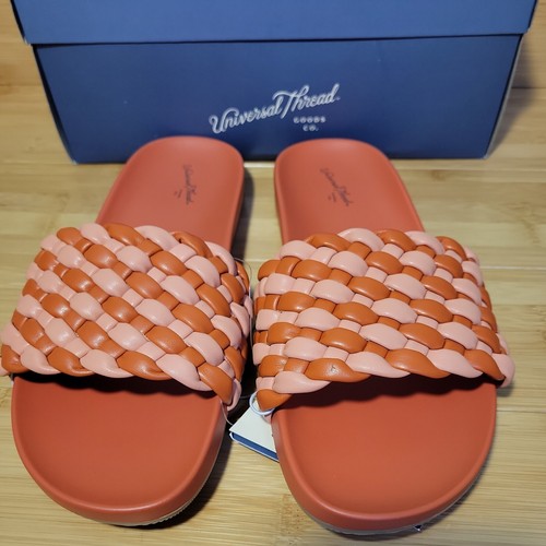 Women's Polly Woven Slide Sandals - Universal Thread Size 8 NEW w/TAGS - Picture 4 of 12