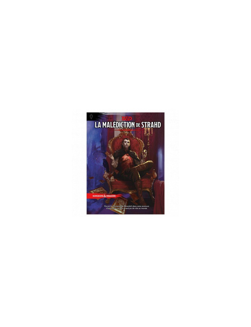 Dungeons & Dragons 5 Malédiction de Strahd : Livre de Campagne JdR Fantastique Gothique