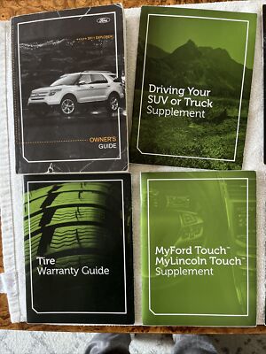 2011 Ford explore owners manual complete set of books with canvas cover