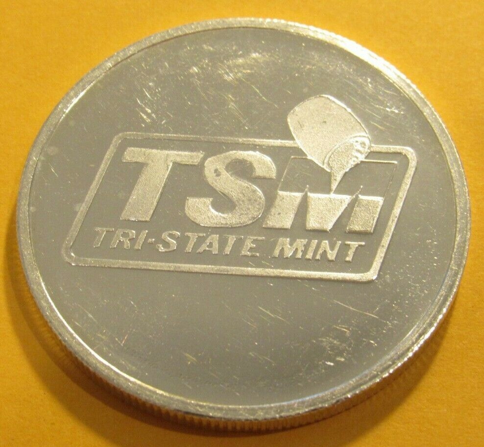 1976 American Bicentennial 1 Troy Oz. .999 Fine Silver Round - TSM