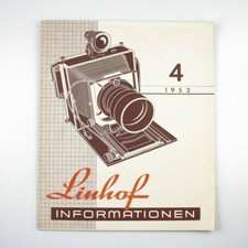 Linhof Technika - Informationen 4 1952 - Brochure Booklet - German/Deutsch