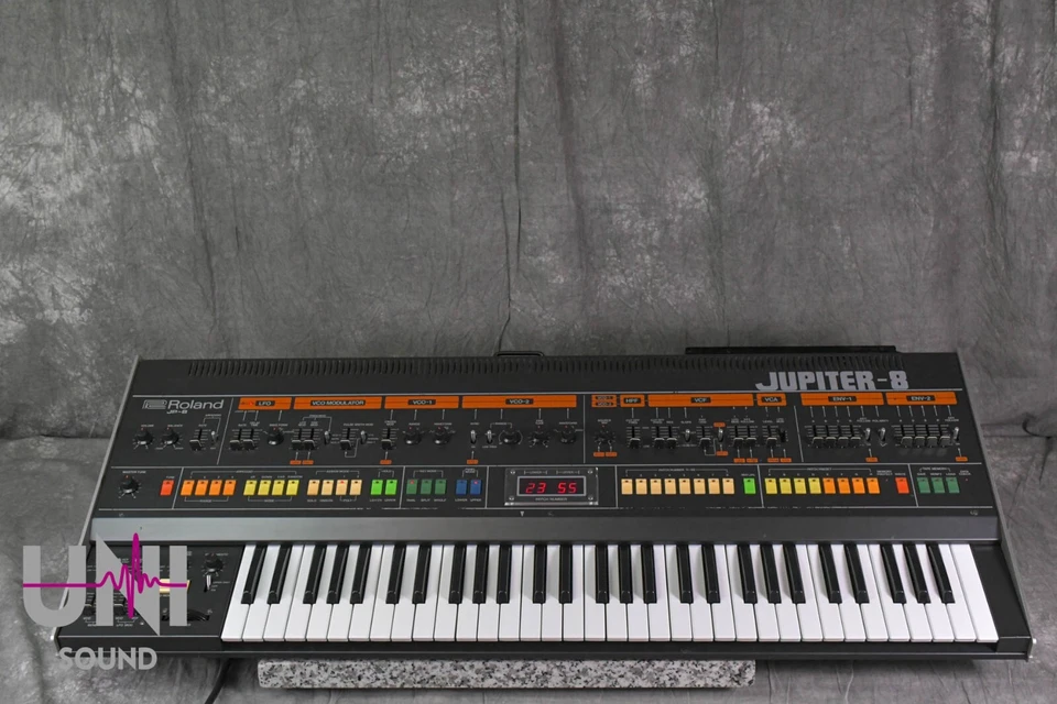 Roland Jupiter-8 Polyphonic Analog Synthesizer mit HC in sehr gutem Zustand - Bild 2 von 4