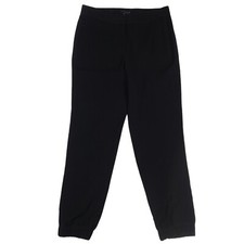 Theory Women's Gavran Cropped Pants In Black - Size 4