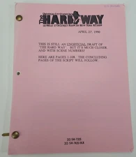 THE HARD WAY / 1990 Screenplay, Michael J. Fox & James Woods, researching a role