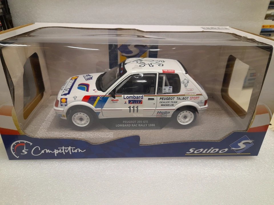 Solido S1801715 Peugeot 205 GTI #111 McRae/Ringer 1/18 - Immagine 4 di 4