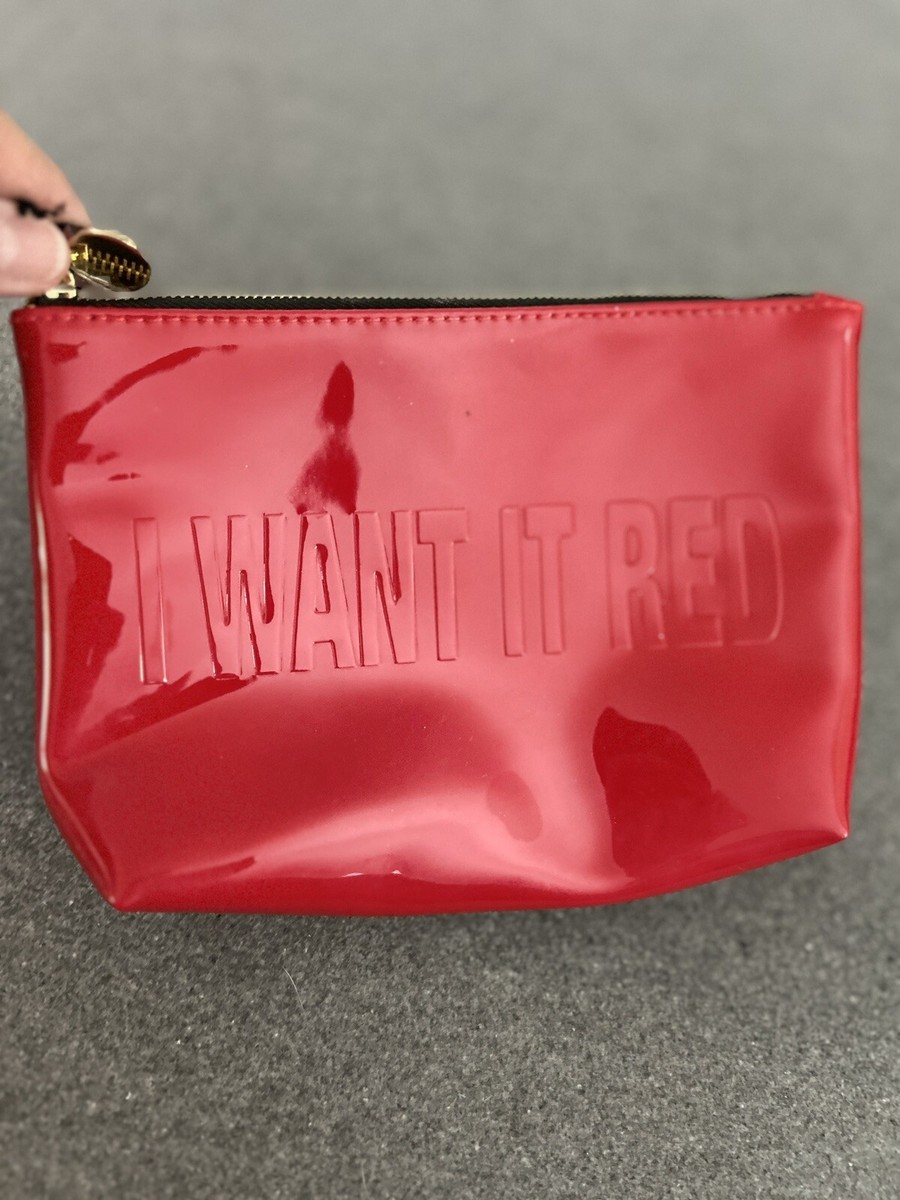 Yves Saint Laurent YSL Makeup Pouch Case I Want It Red