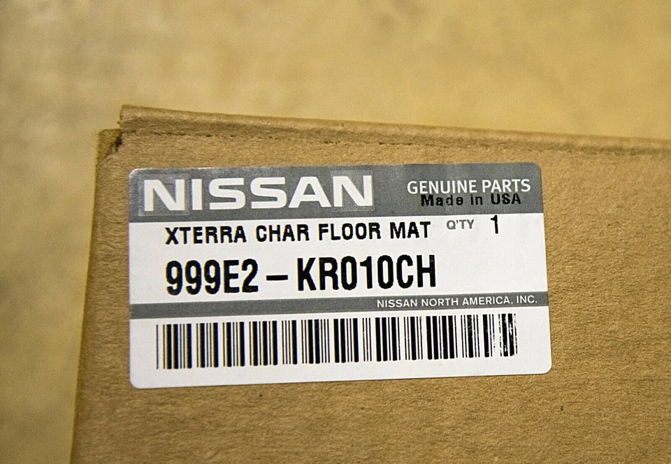 Alfombrillas Nissan Xterra 2007-2011 3 piezas alfombrillas carbón OEM NUEVAS genuinas Foto 4 de 4