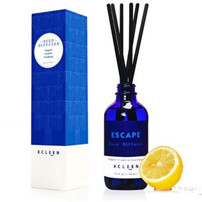 Reed Diffusers Set, 3.7 Oz Scent Diffuser, 6 Reed Diffuser Sticks, Home 