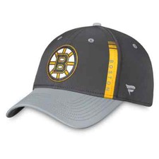 Boston Bruins Fanatics Branded Authentic Pro Home Ice Flex Hat Charcoal