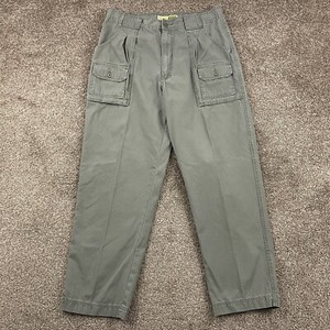 cargo pocket pants pockets outdoor cabela hiker cotton gray