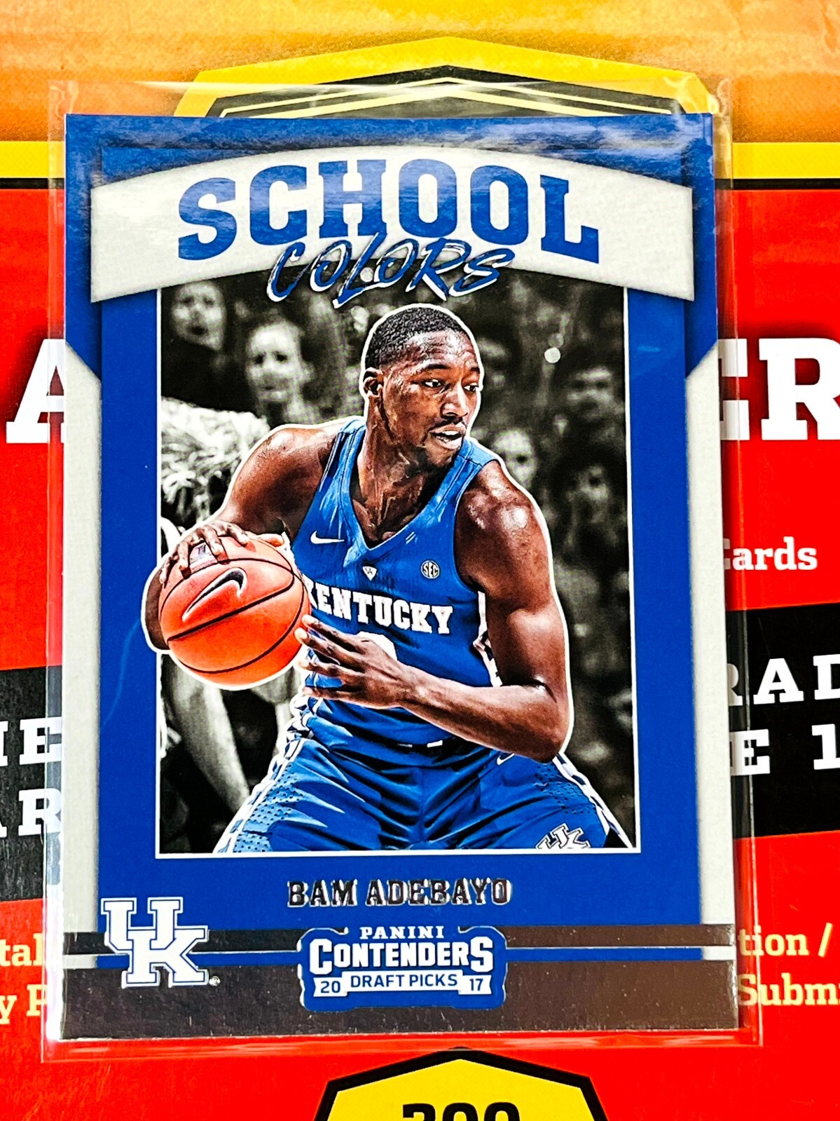 2017-18 Panini Contenders Draft Picks - School Colors Bam Adebayo (RC) LSA3.1