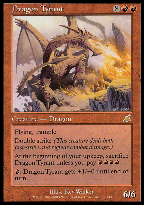 MTG Magic the Gathering Dragon Tyrant (88/143) Scourge LP