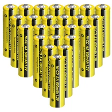 Lot Ni-CD AA 600mAh 1.2V Rechargeable NiCD Batteries for Solar Lights Lamp