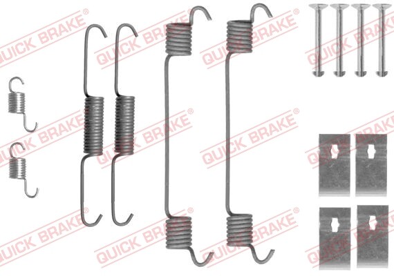 Quick Brake 105-0860 ZubehöRsatz, Bremsbacken FüR Suzuki-image