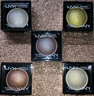 NYX Baked Shadow Eyeshadows Makeup 5 Different Shades to Choose