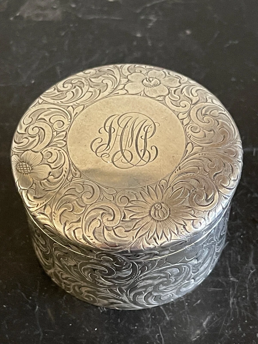 Tiffany shop silver box