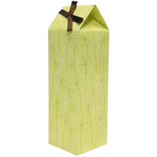 American Greetings Decorative Wine Bottle Gift Box 4" x 4" x 13.5" (1 Pack)