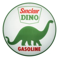 Single Sinclair Dino 13.5" Gas Pump Lens (G179)