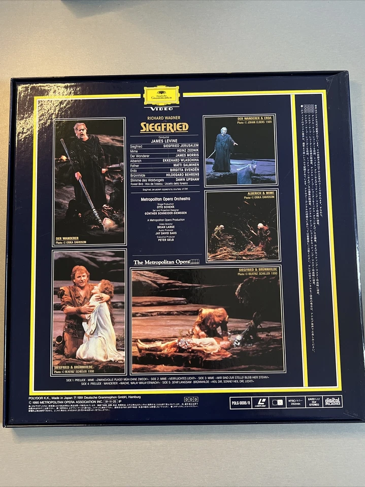 LaserDisc 3er Box - Richard Wagner - Siegfried - Jerusalem - Bild 2 von 4