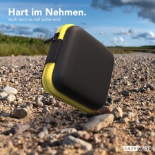 Kopfhörer Tasche Case Schutzhülle Aufbewahrungstasche Netzfach Eckig Gelb – Bild 4