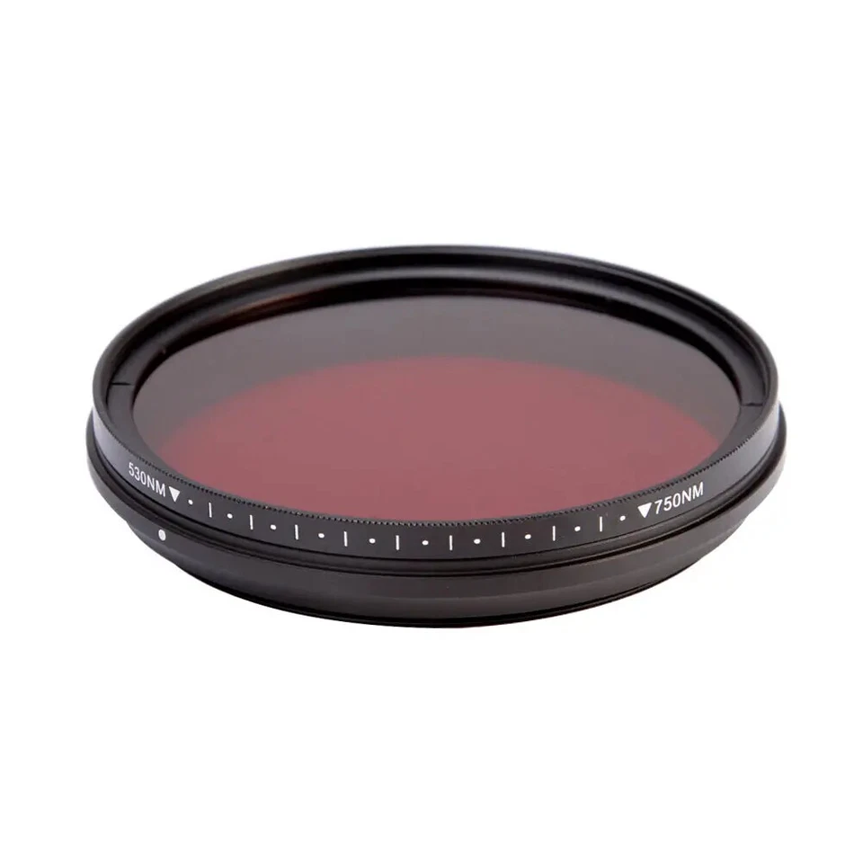 All-in-One Adjustable Infrared IR Pass X-Ray Lens Filter 46mm 530nm To 720 750nm - Image 2 of 4