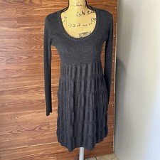 Calvin Klein Grey Heather Gray Sweater Dress | Midi | Women's | Medium sweater