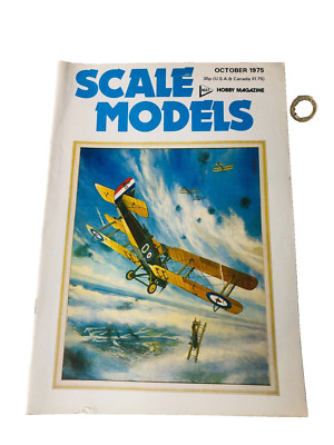 Magazine Scale Models Mag October 1975 Vintage ra