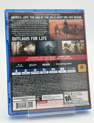 Red Dead Redemption II 2 (Sony PlayStation 4 PS4, 2018) - Picture 6 of 6