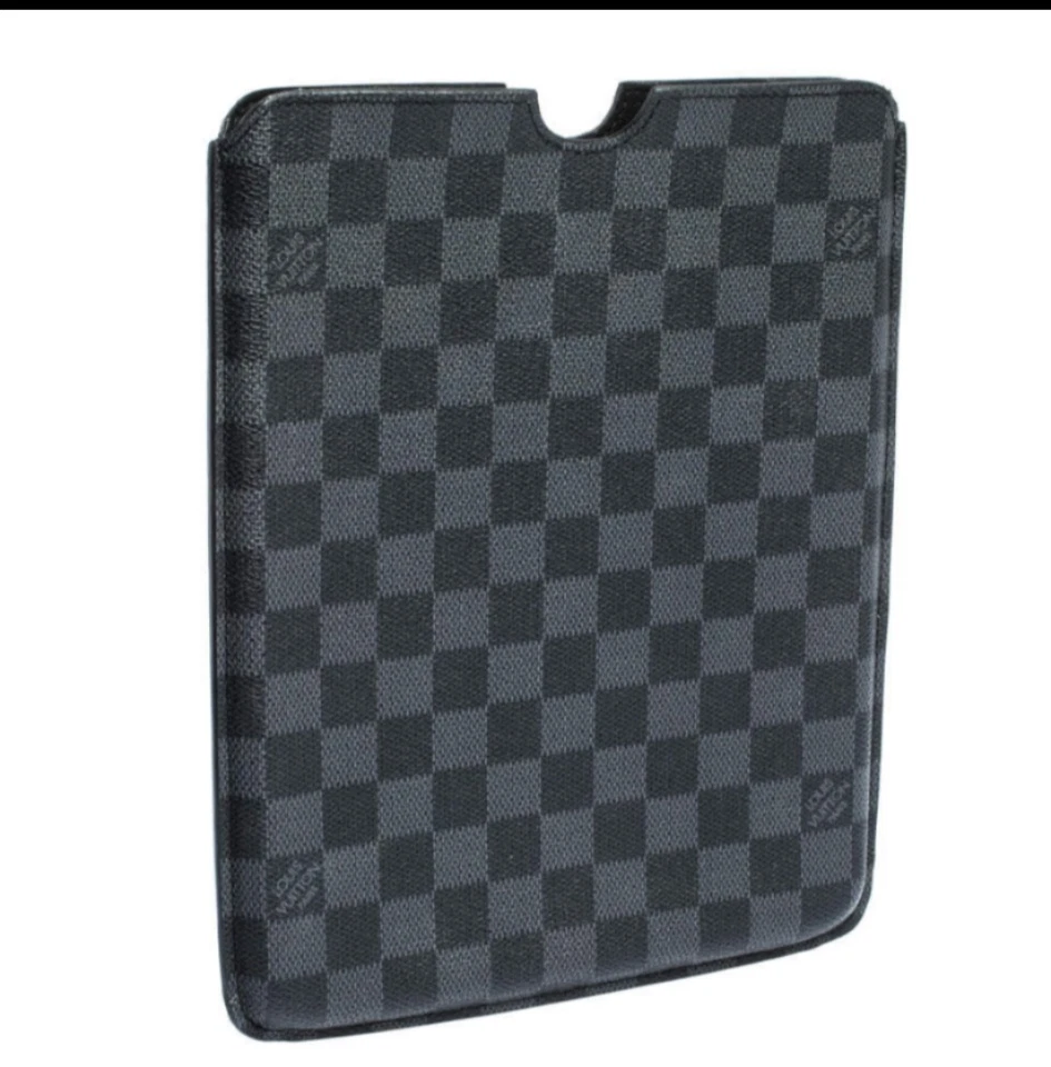 LOUIS VUITTON Damier Graphite iPad Case N63105 Or Any Other Tablet LV Authentic - Image 3 of 4