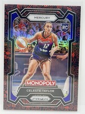 2024 Panini Prizm WNBA Monopoly Celeste Taylor RC #66 Red Icons Prizm Rookie