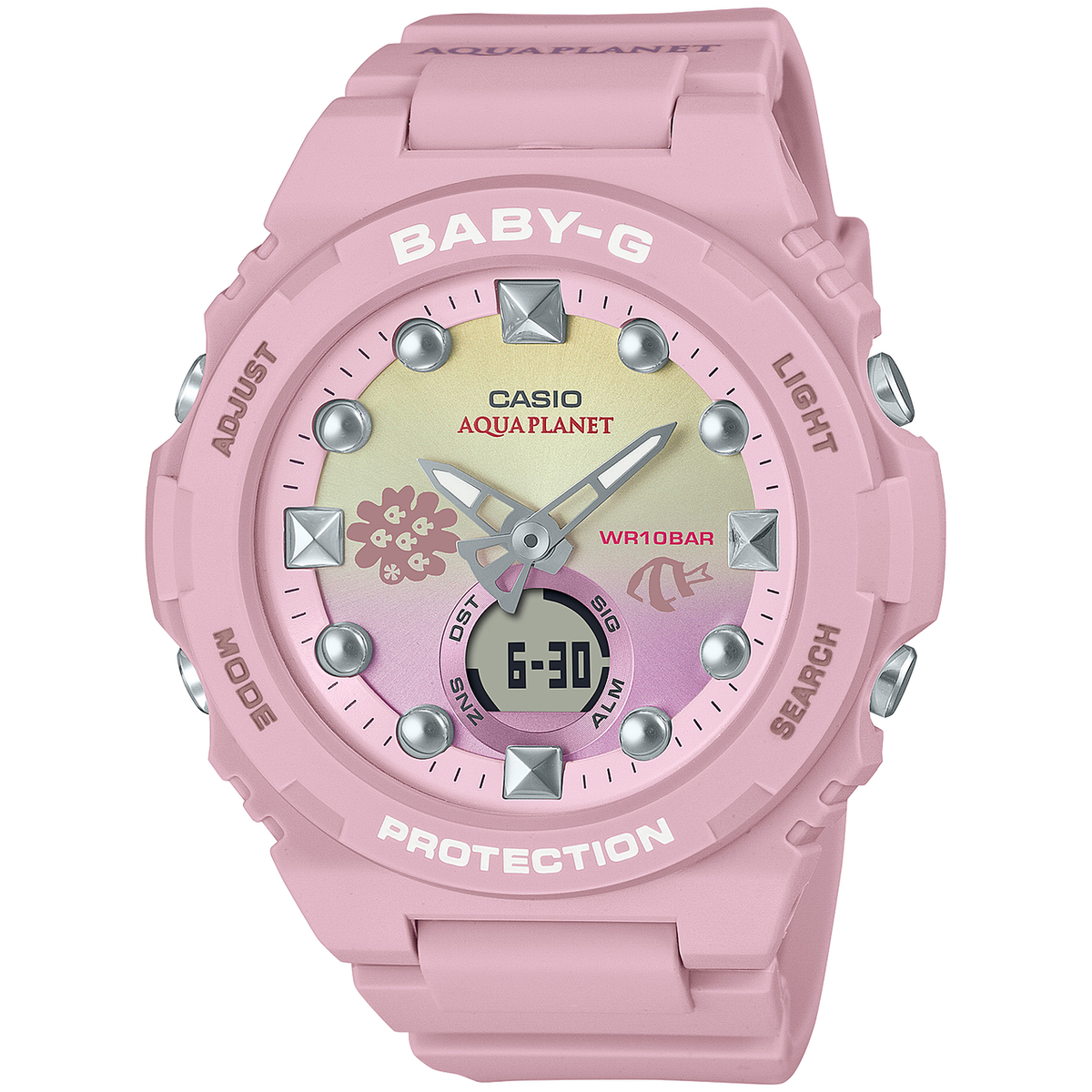 時計 AQUA PLANET BABY-G BGA-320AQ-4AJR CASIO BABY-G BGA-320AQ-4AJR Aquaplanet Collaboration Model