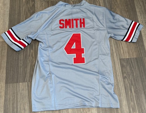 Ohio State Buckeyes Jeremiah Smith #4 BLACKOUT Stitched Football Jersey – Men's M