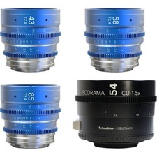 Schneider ISCO4all T2.4 3-Lens Kit with 1.5x Anamorphic Adapter EF Mount 