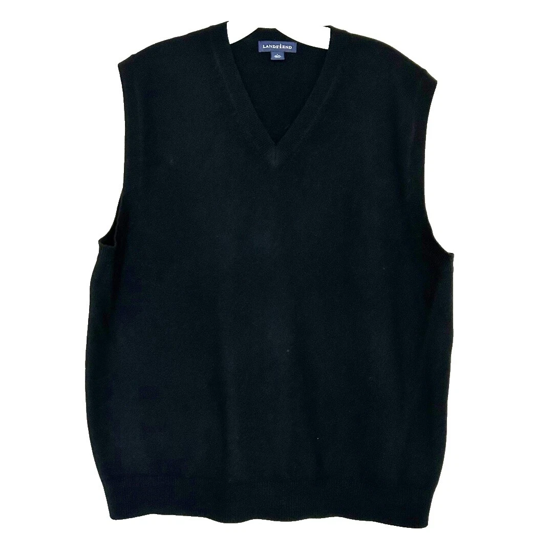 Lands' End Vest Cashmere Sweaters for Men