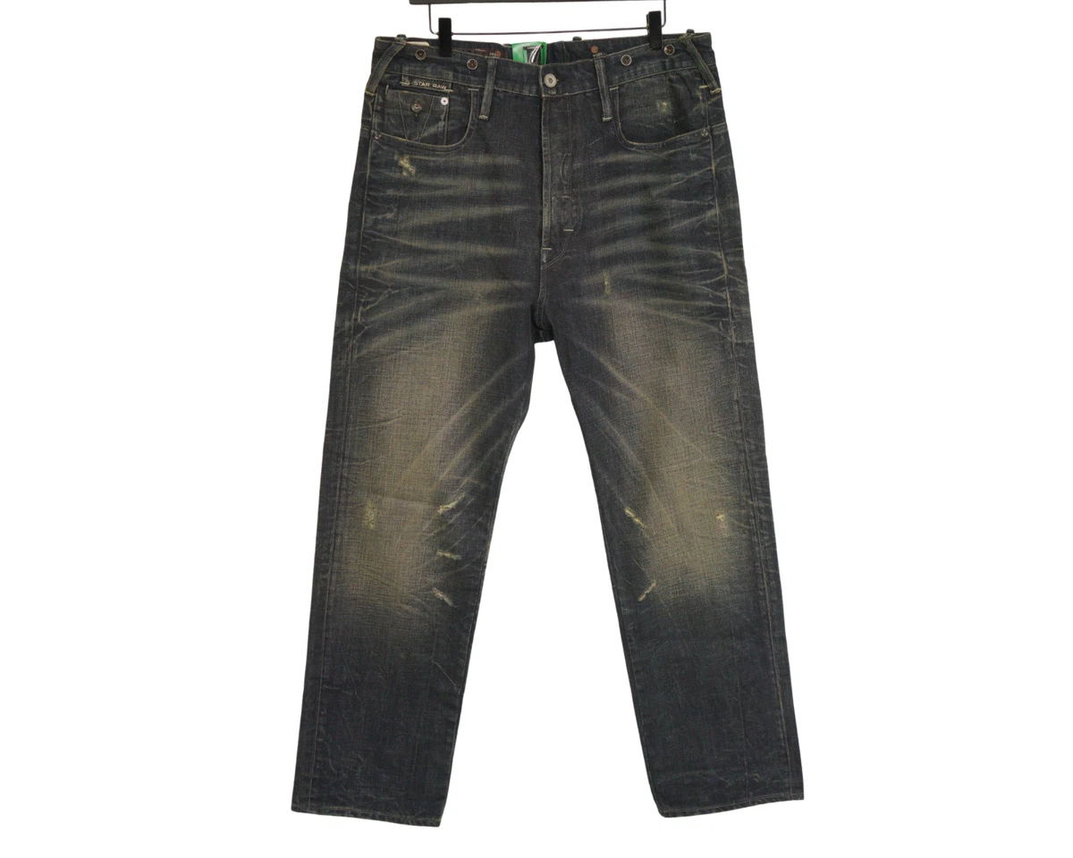 Men G Star Hank Loose Jeans Blue Casual Cotton Size W33 L32 G51 eBay