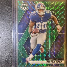 Victor Cruz - 2025 Panini Mosaic - Green Mosaic Prizm #123