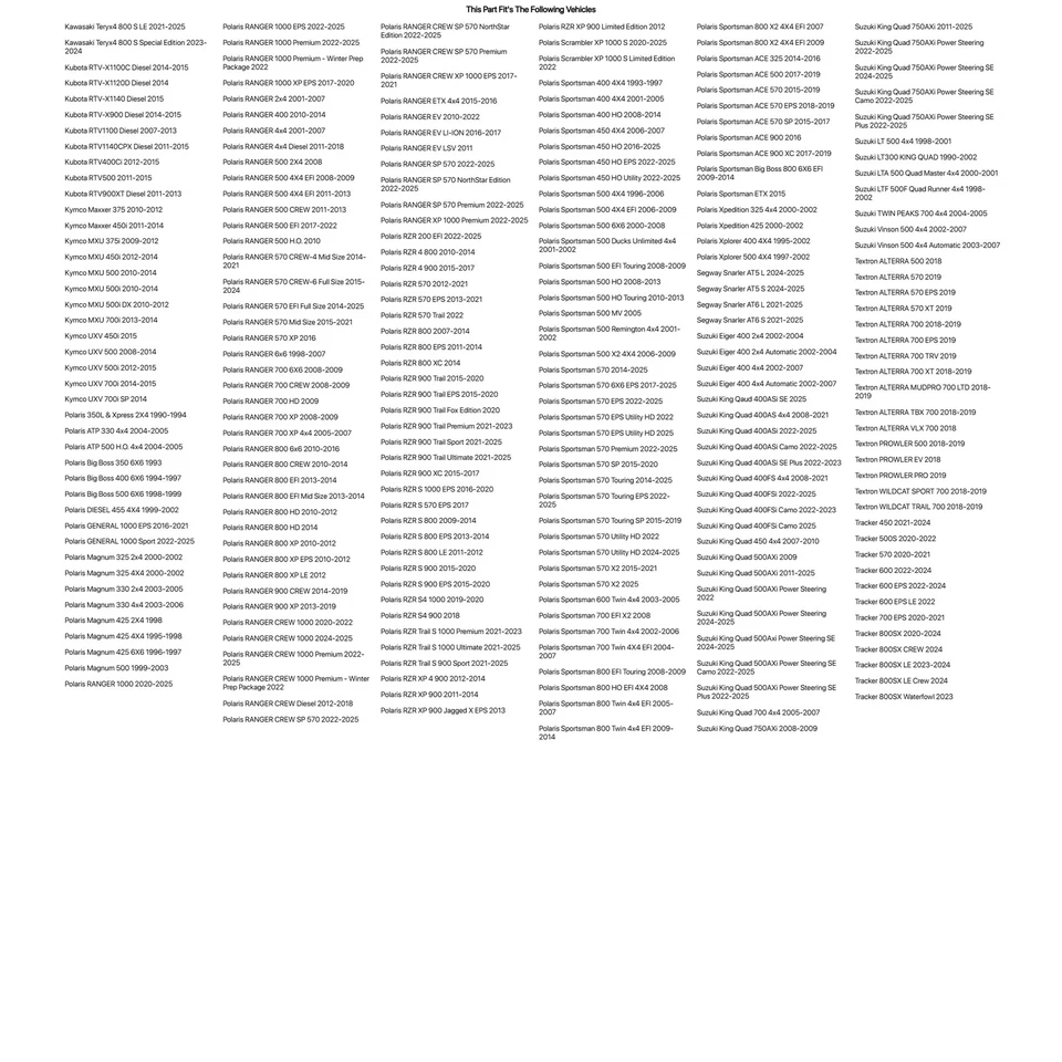 (Paquete de 4) Neumático Tusk TriloBite® para ARCTIC CAT Wildcat Trail 700 2014-2017,2020 Foto 4 de 4