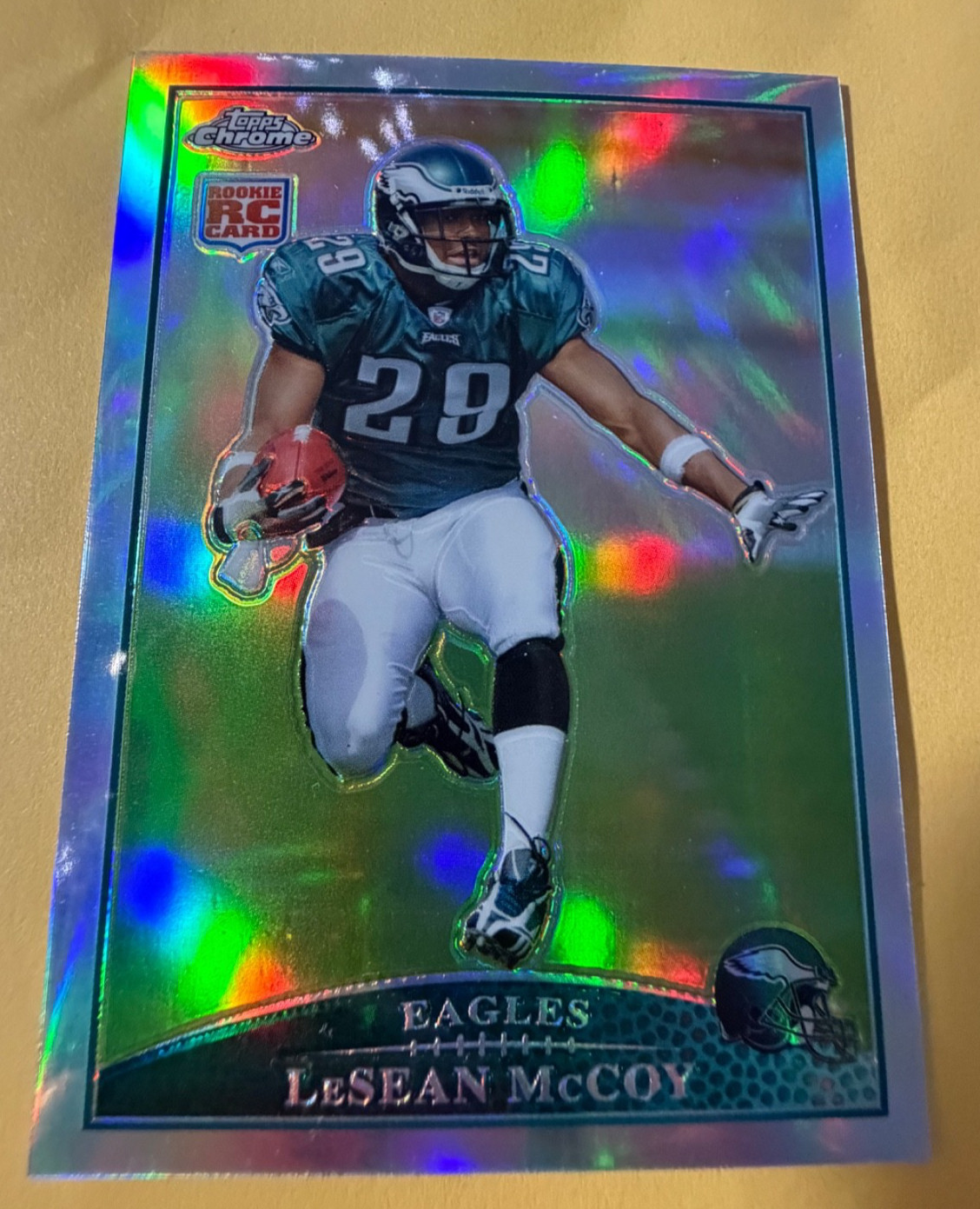 2009 Topps Chrome - LeSean McCoy #TC180 Refractor (RC)