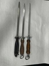 Premium Grade Sharpening Steels Bundle Of 3. Excellent!