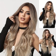 24" Blonde Wear and Go Glueless Wig for Women Pre Cut Lace Blonde Wig