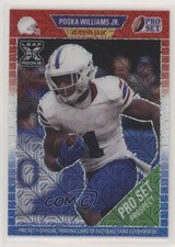 2021 Leaf Pro Set Metal Red White & Blue Mojo 3/3 Pooka Williams Jr #72 9cf