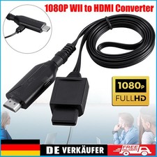 Wii auf zu HDMI Adapter Konverter Full-HD TV 1080P/720P Video Audio HDMI Kabel
